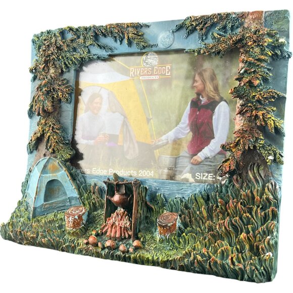 3D Camping Picture Frame Fits 4x6 Rivers Edge‎ - Picture 3 of 12